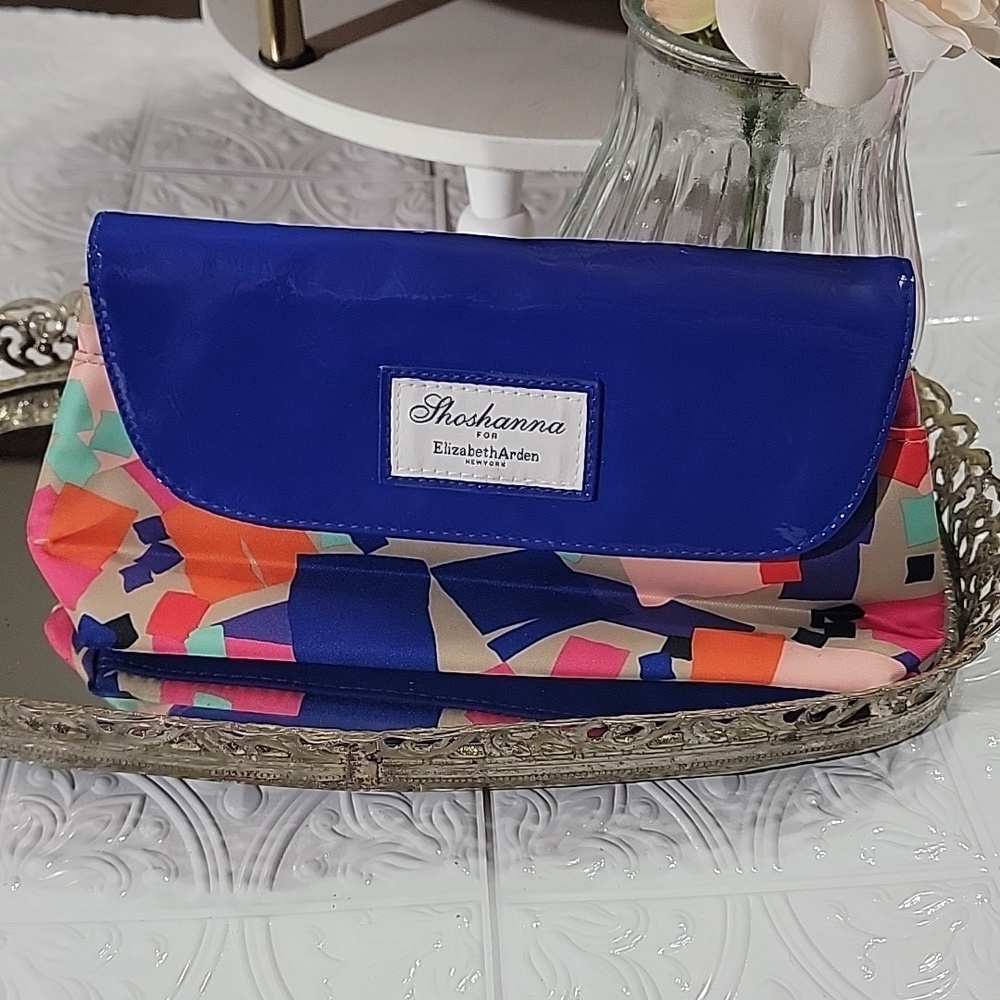 Shoshanna For Elizabeth Arden Cosmetic Makeup Toiletries Travel Bag